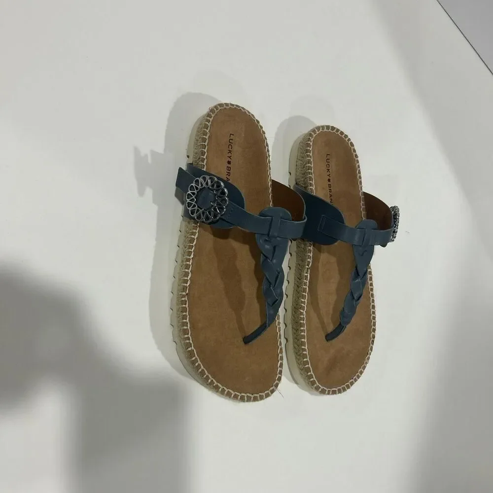 Lucky-brand Women's Blue and Navy Sandals